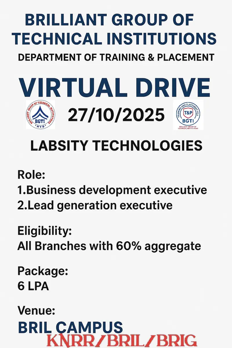 LABSITY TECHNOLOGIES 27-10-2025